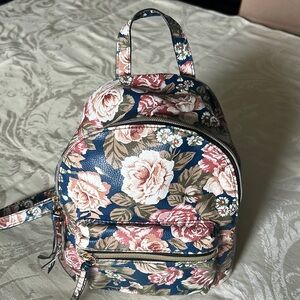 Mini floral backpack
